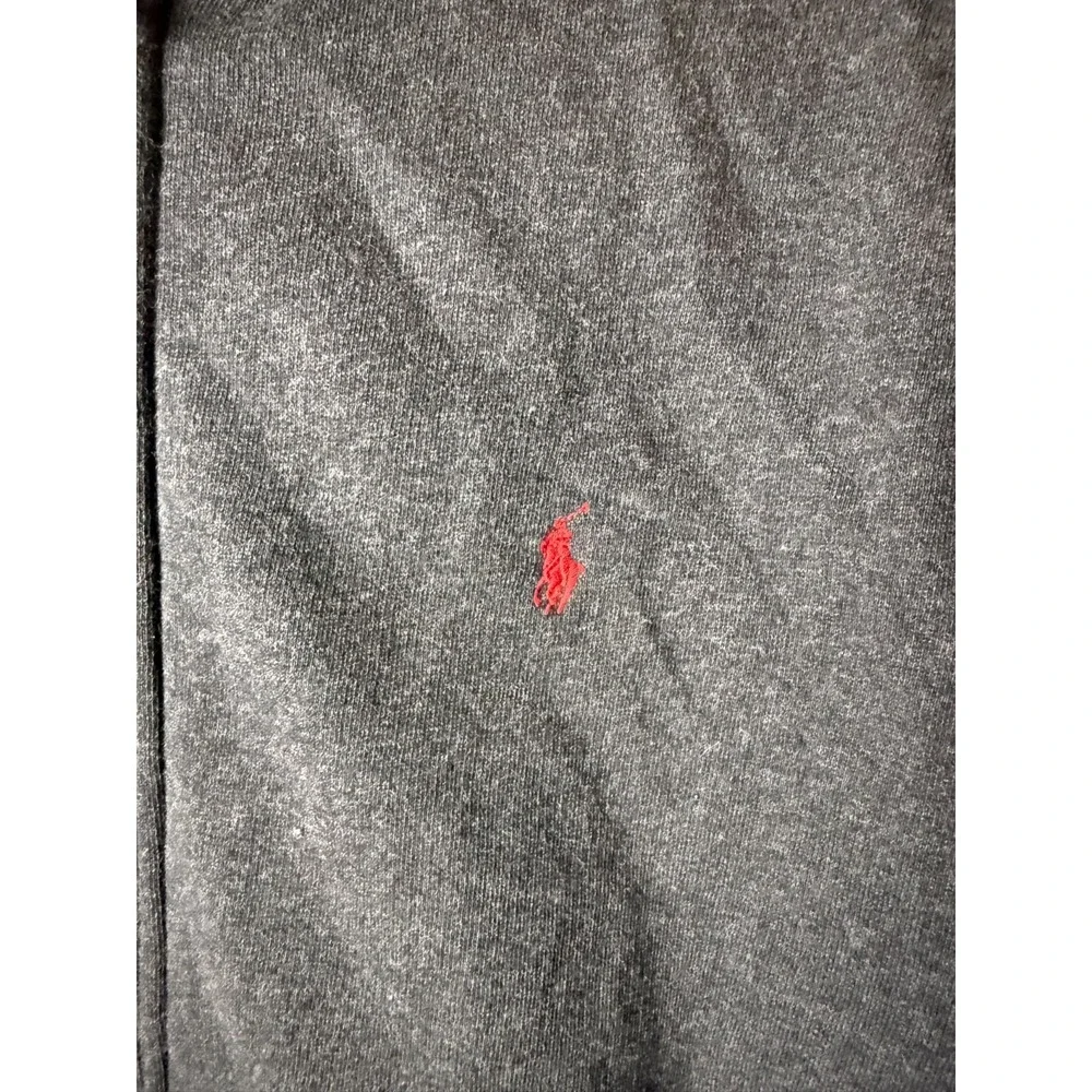 Polo Ralph Lauren Full Zip Hoodie Jacket Mens S Gray Fleece